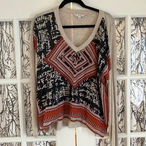 Cabi Long Sleeve Top Small